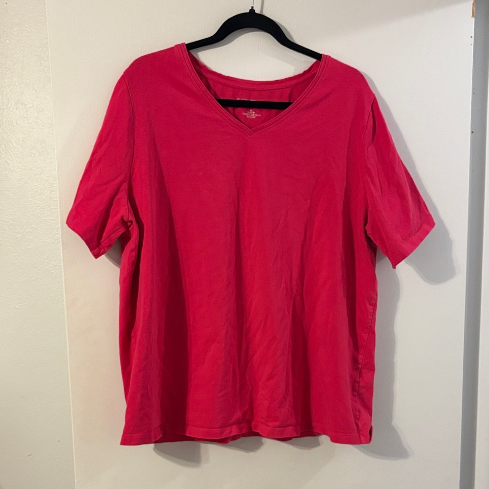 Catherine’s Women's Pink V-Neck Top
